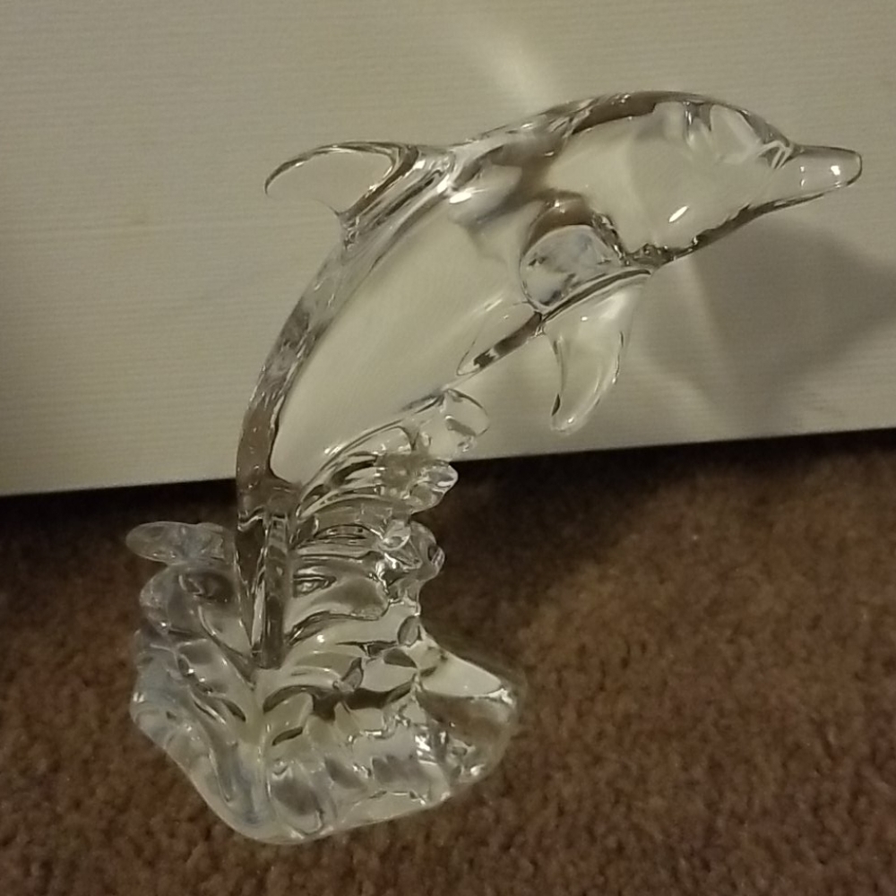Dolphin statue